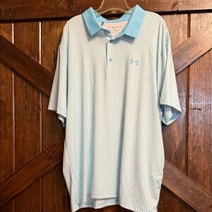 Under Armour Men's Sky Blue Polo Shirt